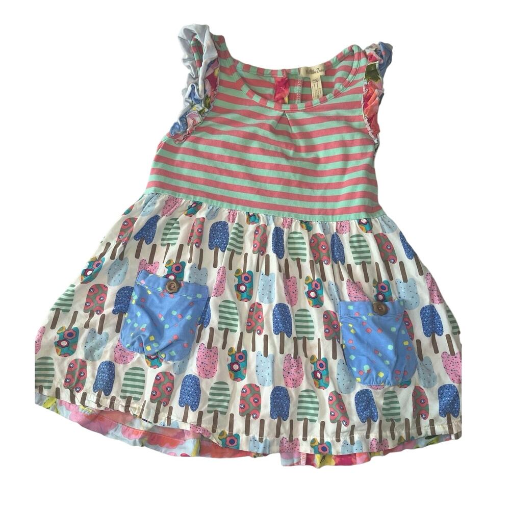 🌟3 for $35🌟Matilda Jane Looks Like Funsicle- Size 10 Tunic Top Popsicles Summer